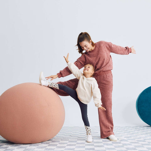 Legging en jersey avec bas léopard