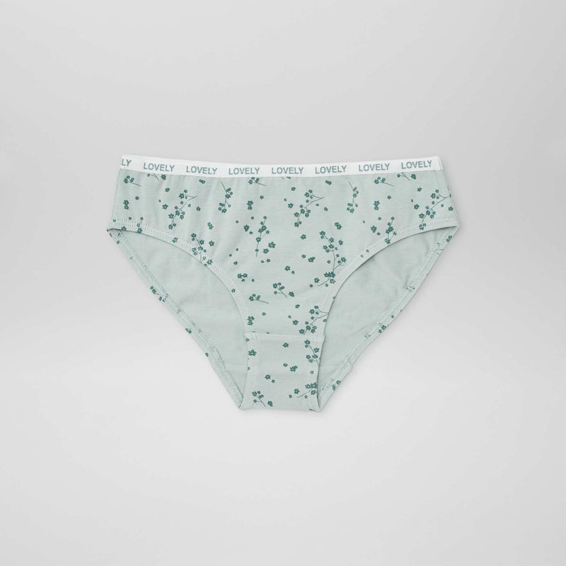 Lot de 4 culottes imprimées