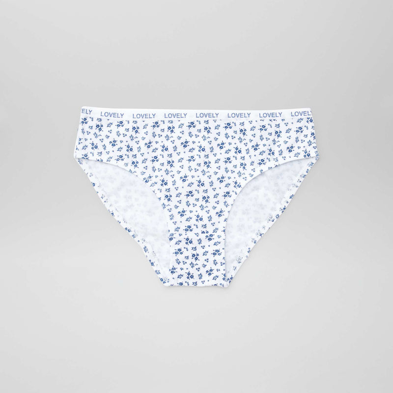 Lot de 4 culottes imprimées