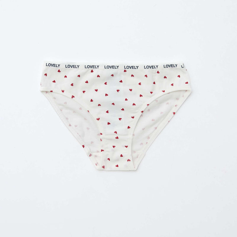 Lot de 4 culottes imprimées