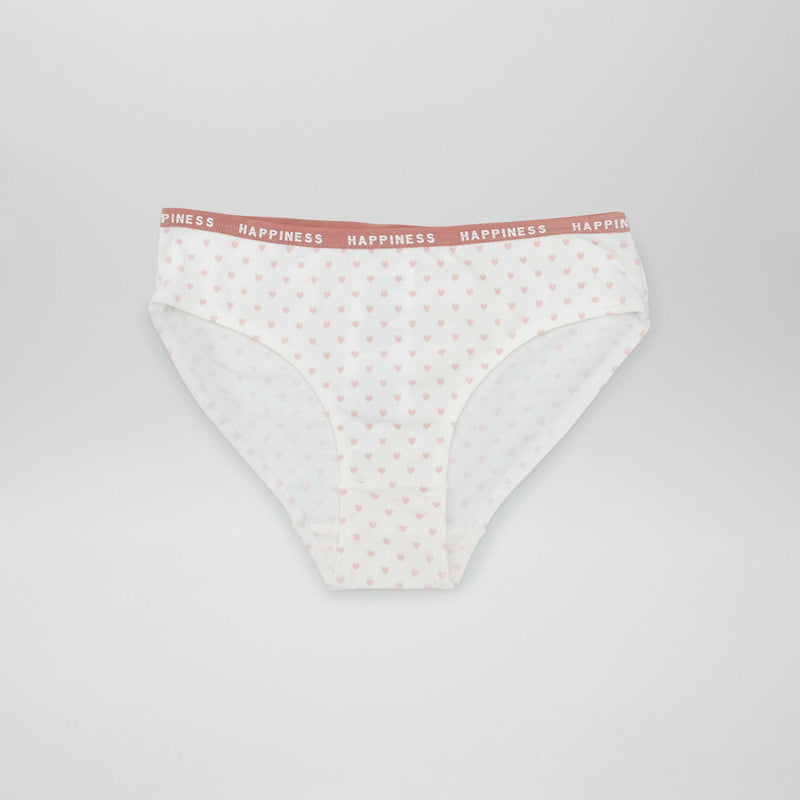 Lot de 4 culottes imprimées