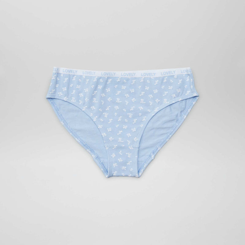 Lot de 4 culottes imprimées