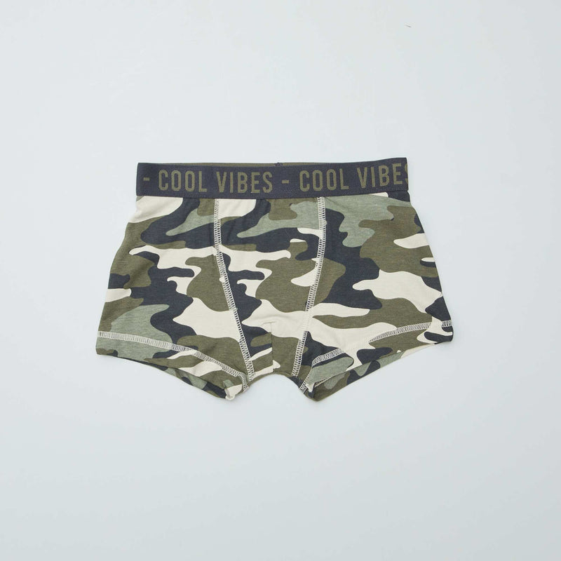 Lot de 3 boxers stretch