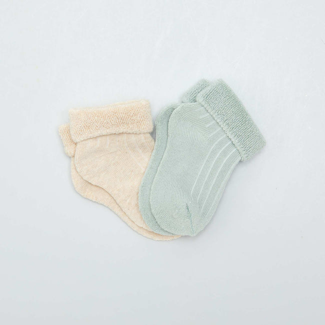 Beige/bleu