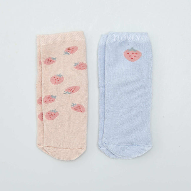 Rose/bleu
