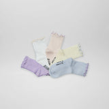 Blanc/jaune/violet/rose/gris