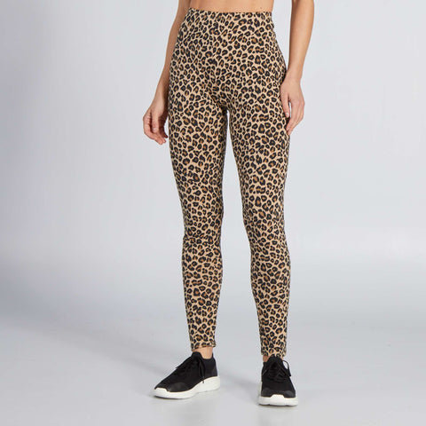 Legging 'léopard'