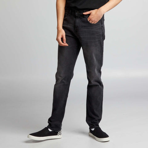 Pantalon denim slim à 5 poches