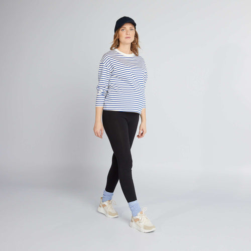 Legging grossesse long en jersey uni