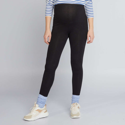 Legging grossesse long en jersey uni