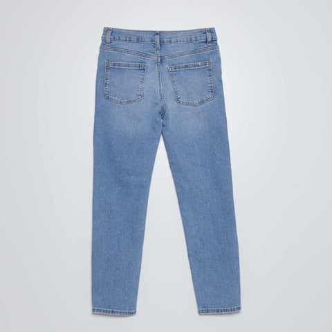 Jean slim taille ajustable