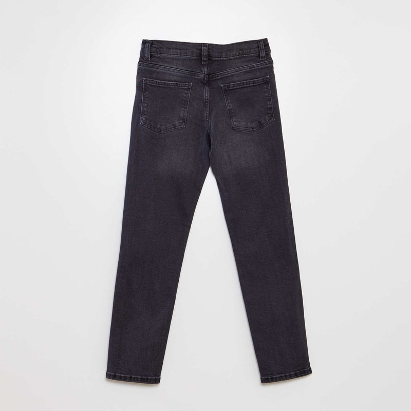 Jean slim taille ajustable