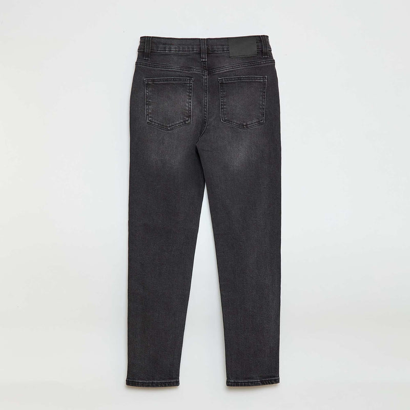 Jean slim taille ajustable