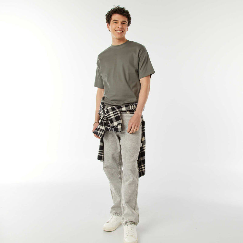 T-shirt col rond en coton