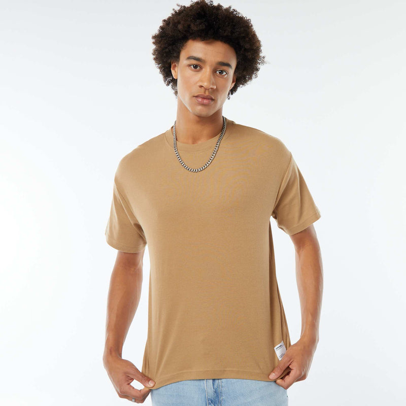 T-shirt col rond en coton