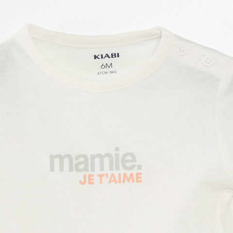 T-shirt manches courtes avec inscription