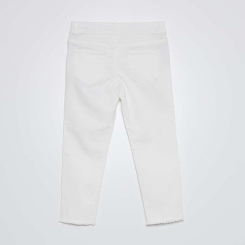 Pantacourt skinny à taille haute