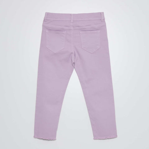 Pantacourt skinny à taille haute