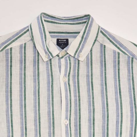 Chemise à rayures en lin