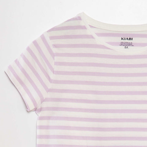 T-shirt imprimé marinière