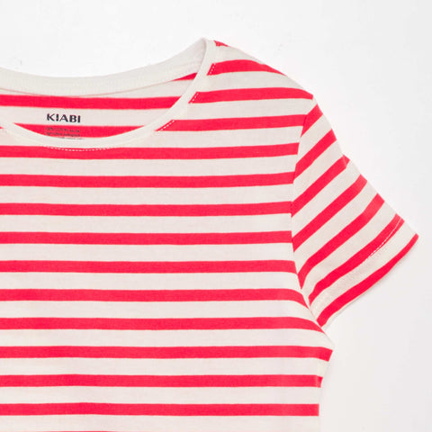 T-shirt imprimé marinière
