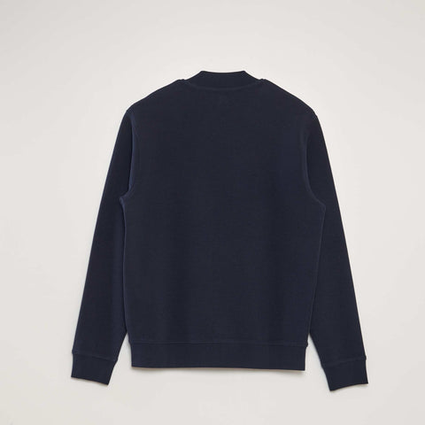 Sweat en maille avec ouverture zippée