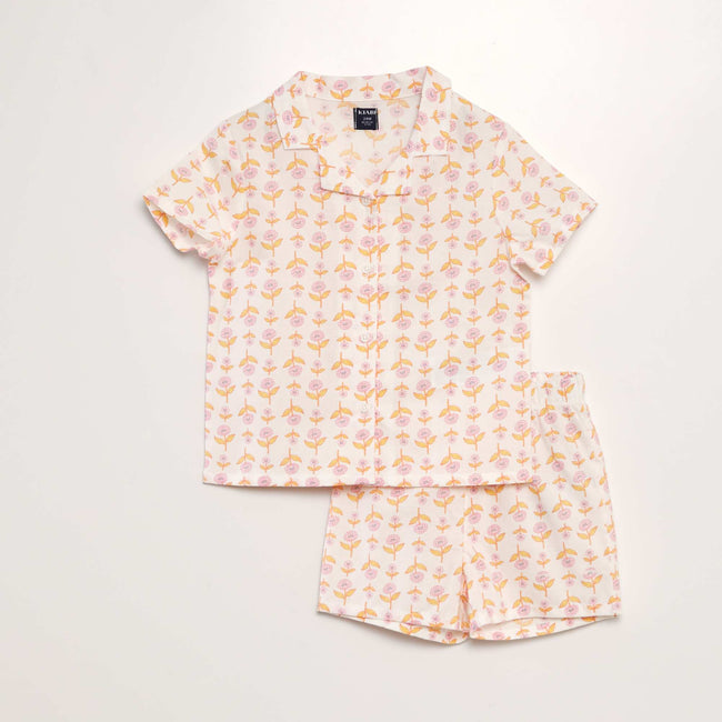 Blanc/orange