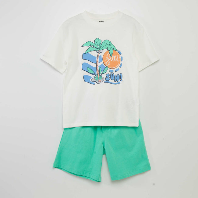 Blanc/vert