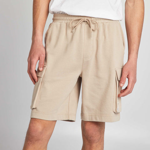 Short en coton multipoche