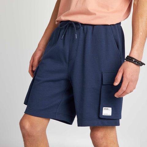 Short en coton multipoche