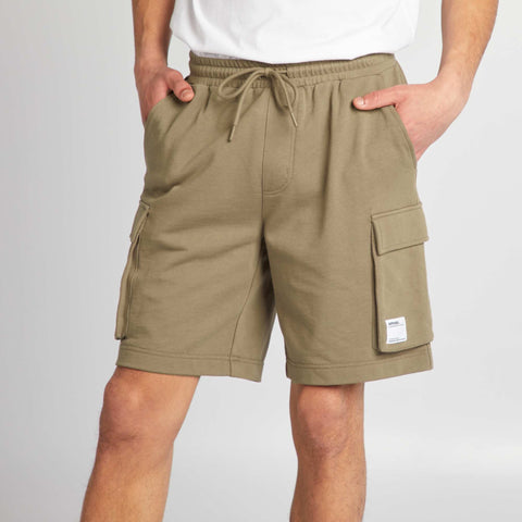 Short en coton multipoche