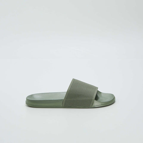 Sandales en tissu ajouré