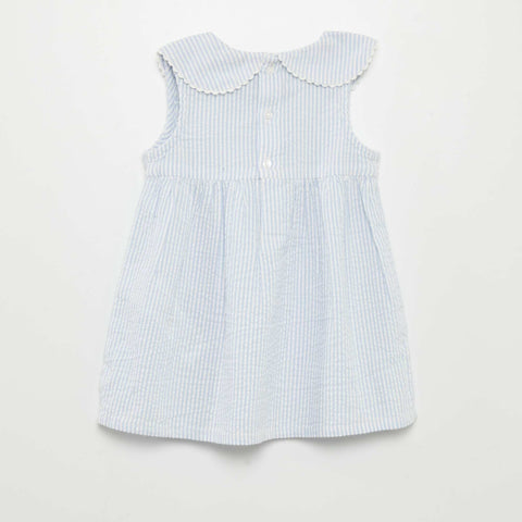 Robe avec col claudine