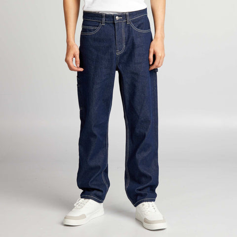 Pantalon denim style carpenter