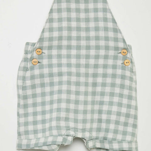 Salopette en lin mélangé