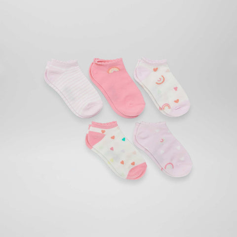 Lot de 5 chaussettes fantaisies