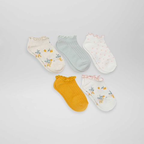 Lot de 5 chaussettes fantaisies