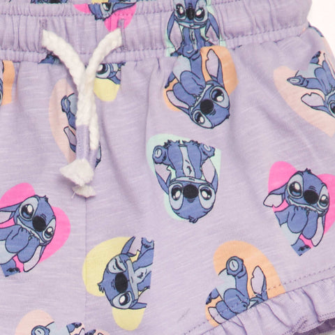 Short en jersey 'Disney' avec base volantée