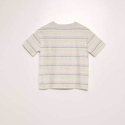 T-shirt à rayures colorées