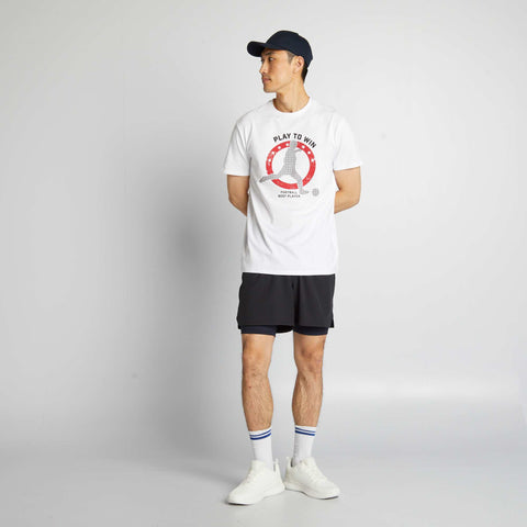 T-shirt en jersey avec imprimé