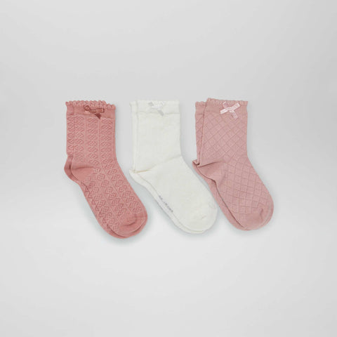 Lot de chaussettes fantaisies - 3 paires