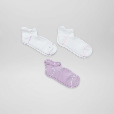 Lot de 3 chaussettes invisibles sport