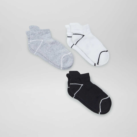 Lot de 3 chaussettes de sport invisibles