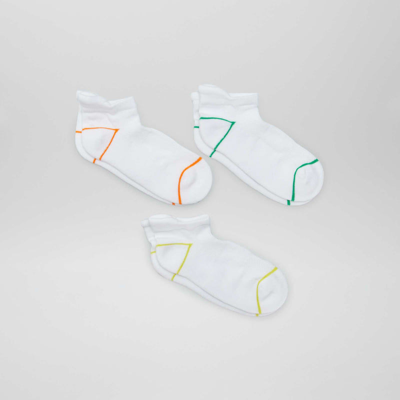 Lot de 3 chaussettes de sport invisibles