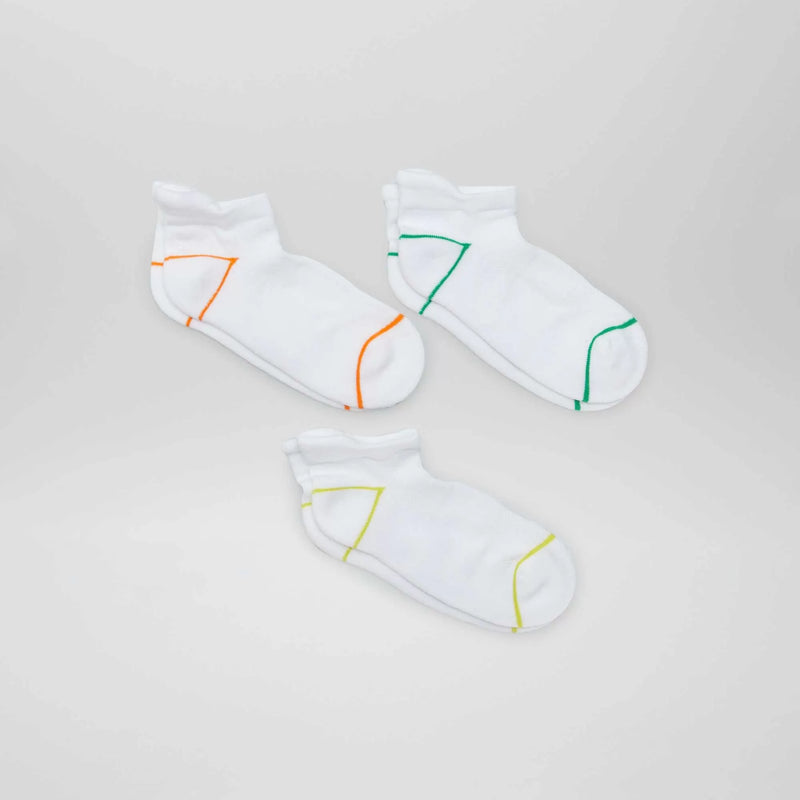 Lot de 3 chaussettes de sport invisibles