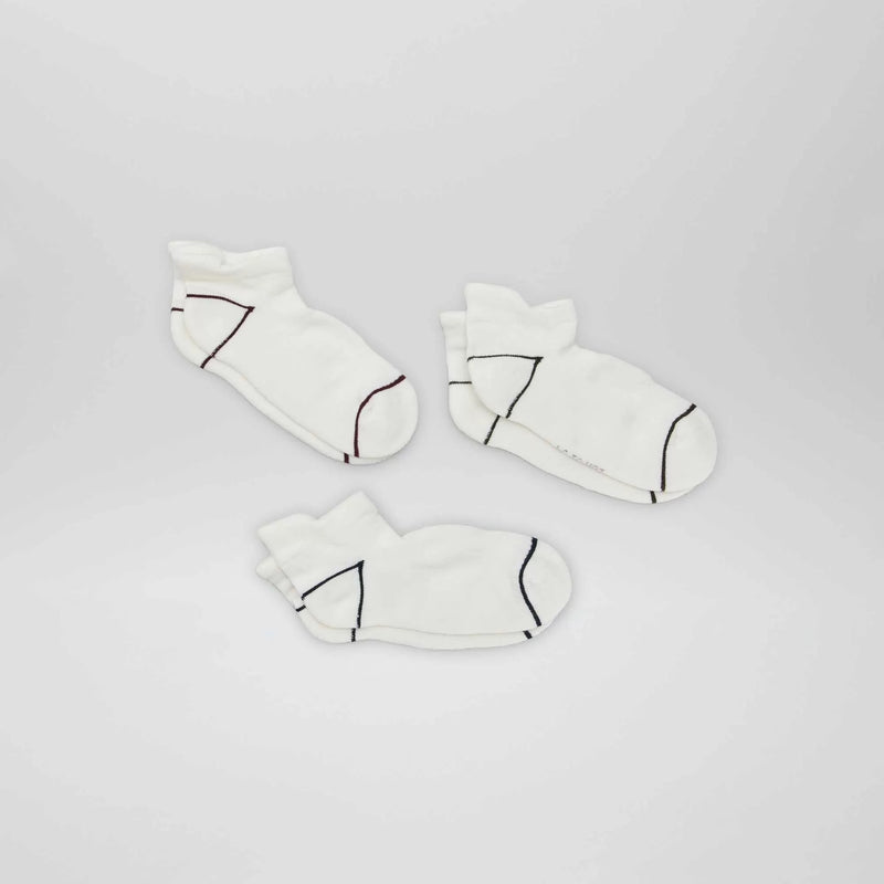 Lot de 3 chaussettes de sport invisibles