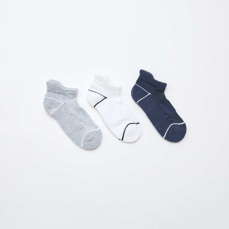 Lot de 3 chaussettes de sport invisibles