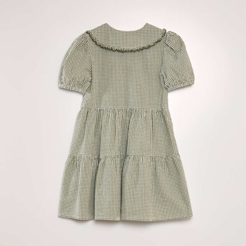 Robe vichy volantée