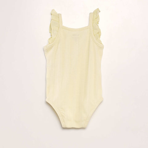 Body débardeur en maille pointelle