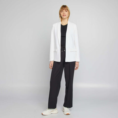Veste blazer mi-longue